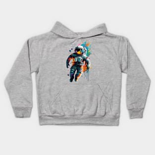 Astronaut in Space - Future Astronaut Spacesuit Kids Hoodie